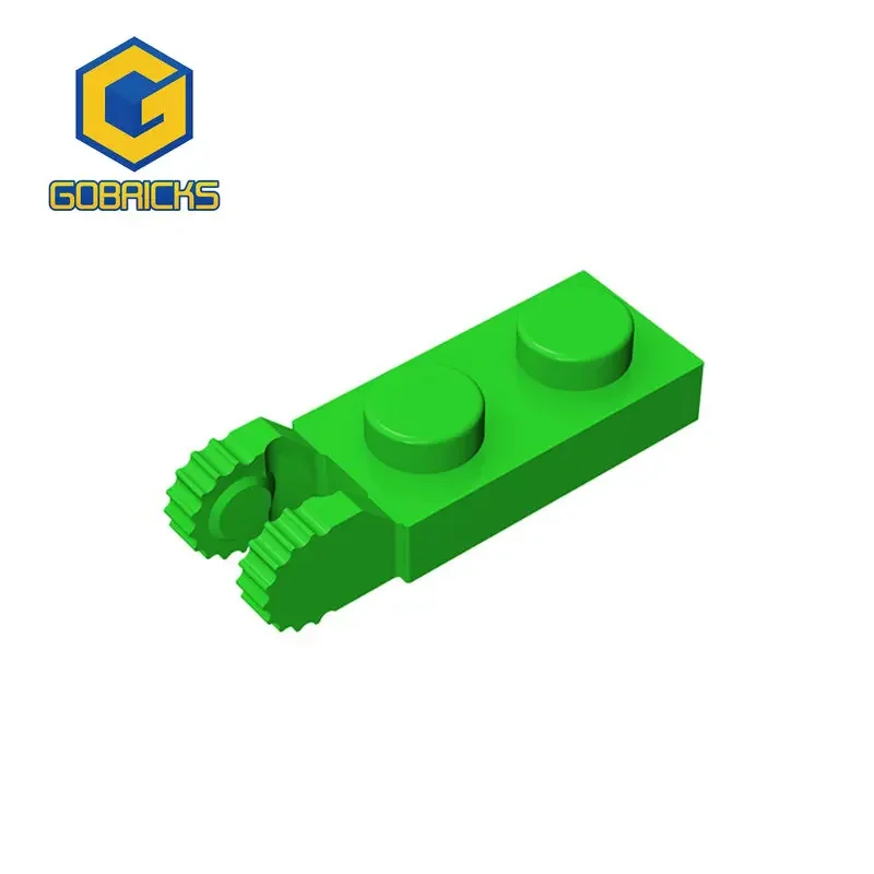 Gobricks 1 Pcs MOC Hinge Plate 1 x 2 Bricks Compatible With 44302 54657 Model Building Blocks Parts Kids DIY Assembles Toys Gift