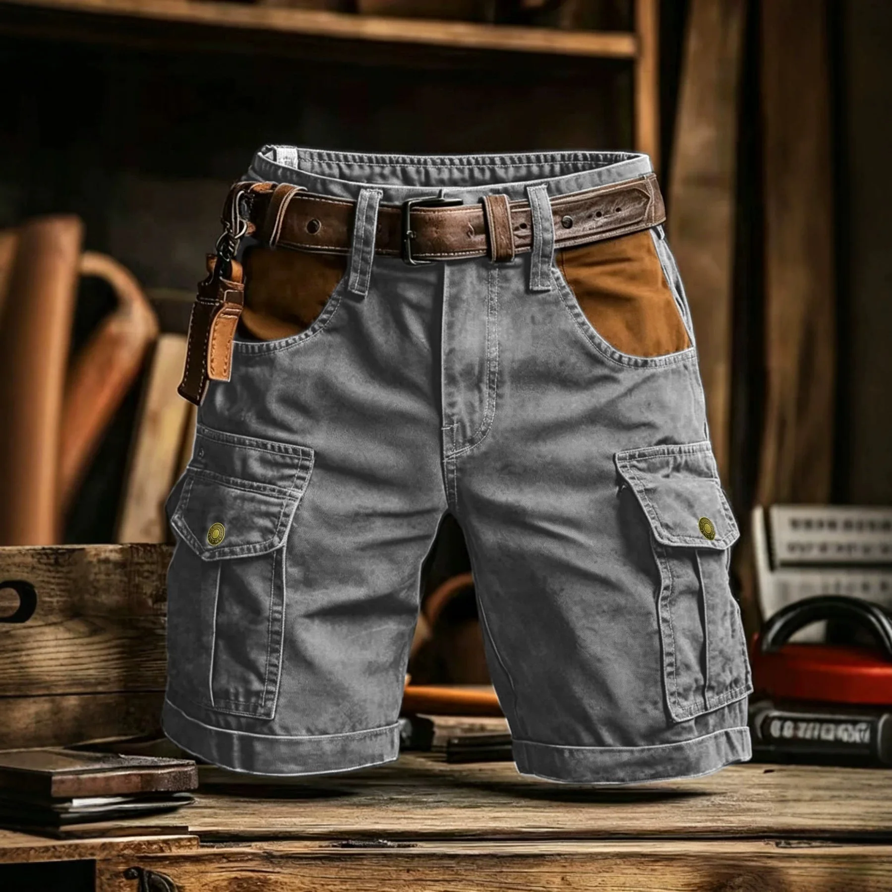 Men’s Cotton Cargo Shorts 3