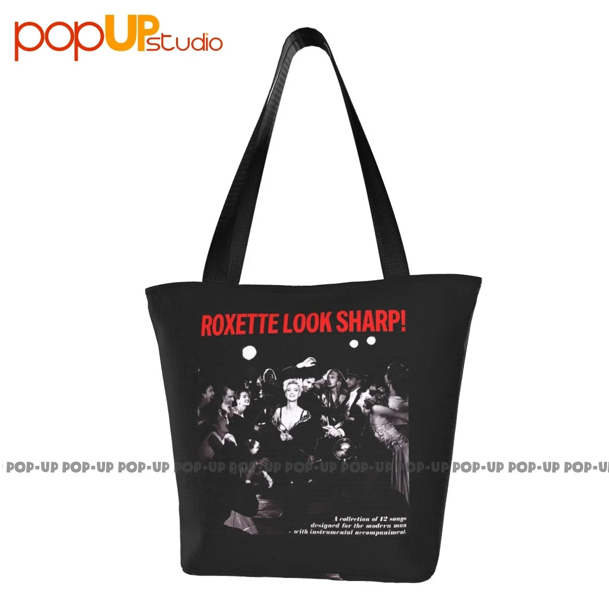 Roxette Look Sharp Logo Trendy Handbags Convenient Shopping Bag Crossbody Bag