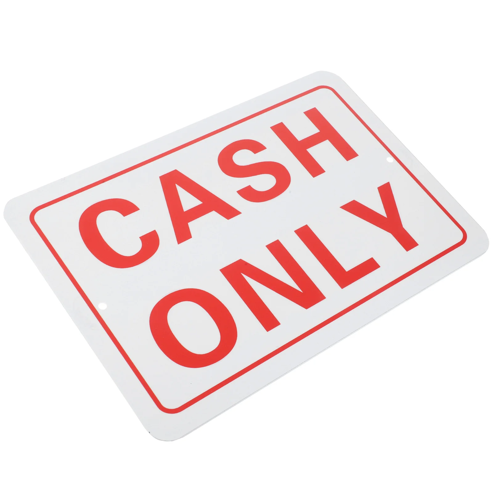 Cash Sign Only for Shop No Credit Card Signs Outdoor Business Pvc Cashier Office Store