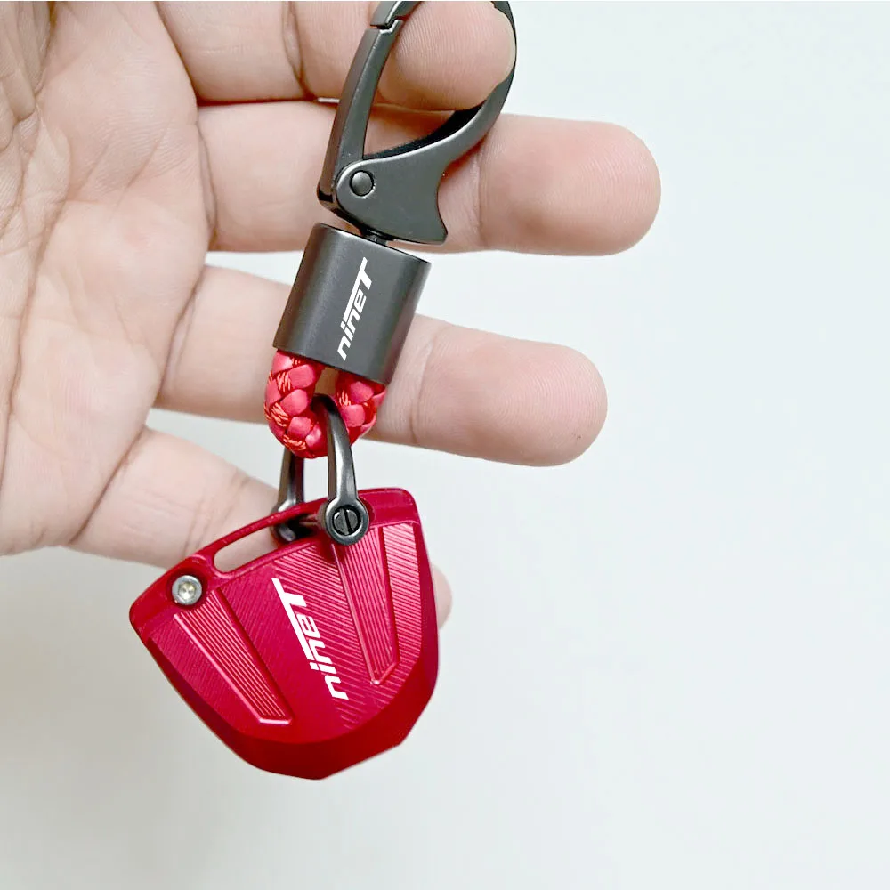 New For BMW Ninet Nine T Ninet R9t Motorcycle CNC Accessories Key Cover Case Shell Protection Keychain Key Chain Ring