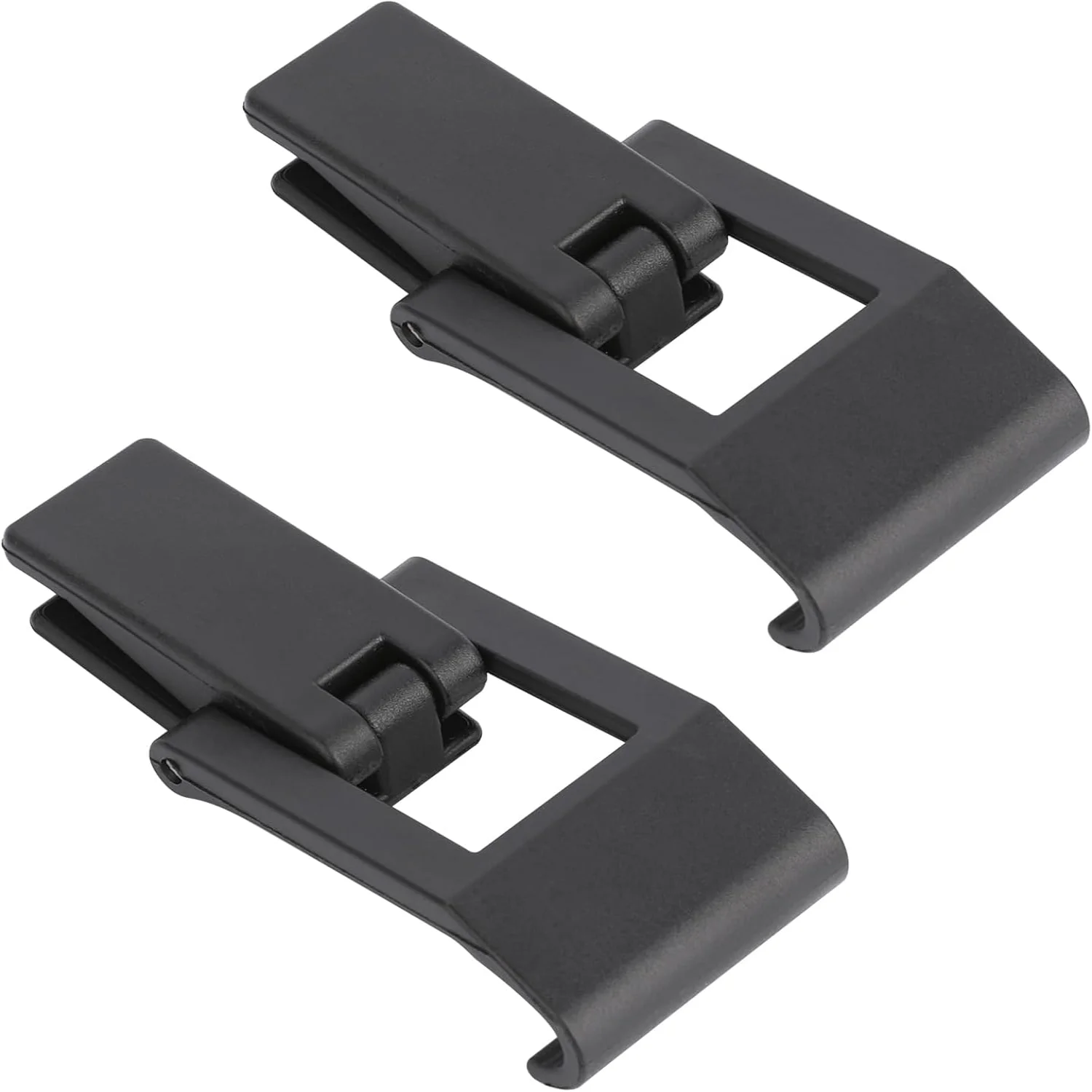 Black Concealed Toggle Latch Clamp, 2.8 x 1.4inches Toolbox Case Latch with Screws Pack of 2, Boat Latch  Latch Mini Hasp Clasp 