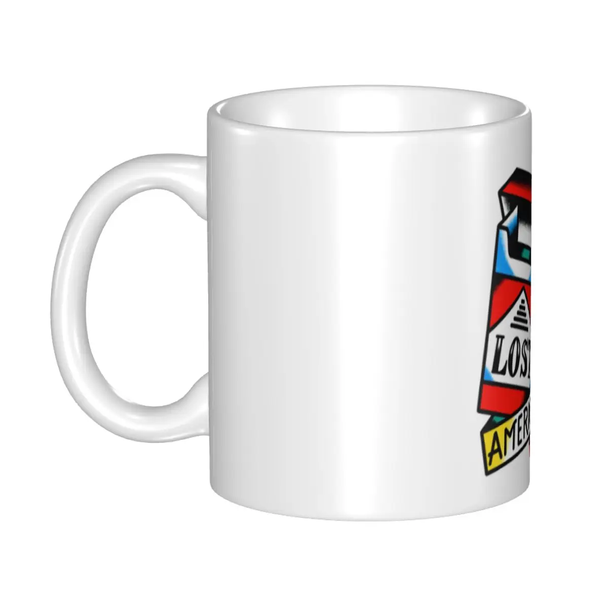 Personalized Rapper Mgk Lost Americana Coffee Mug DIY Ceramic Mug Creative Present
