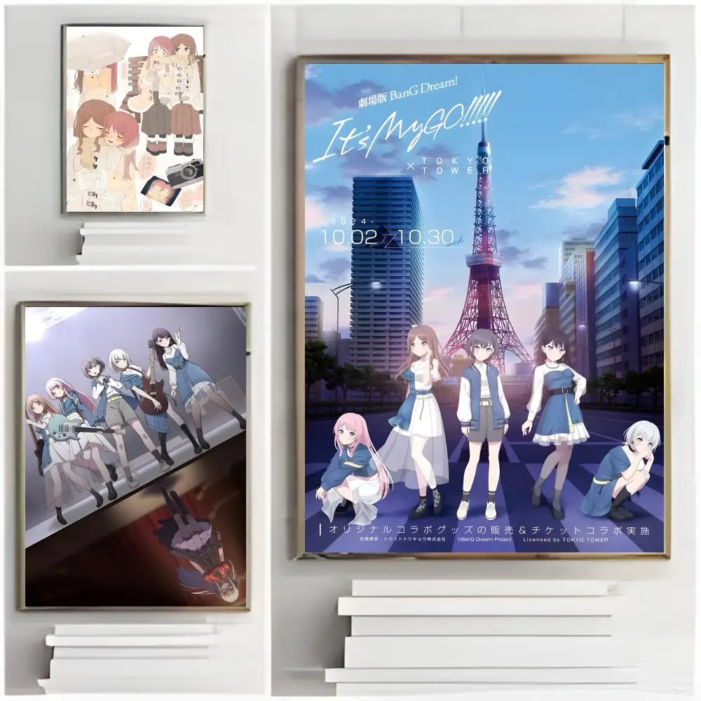 حلم الفرقة الكرتون بانج! إنه MyGO! !-ملصق الموسيقى غطاء وسادة مضاد للغبار بسحاب غير مرئي حريري قصير من القطيفة غطاء وسادة أريكة #4