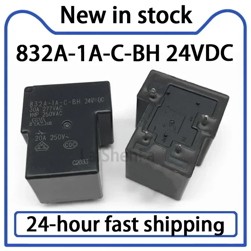 1PCS 832A-1A-C-BH 24VDC Relay 4-pin Set Normally Open Stock