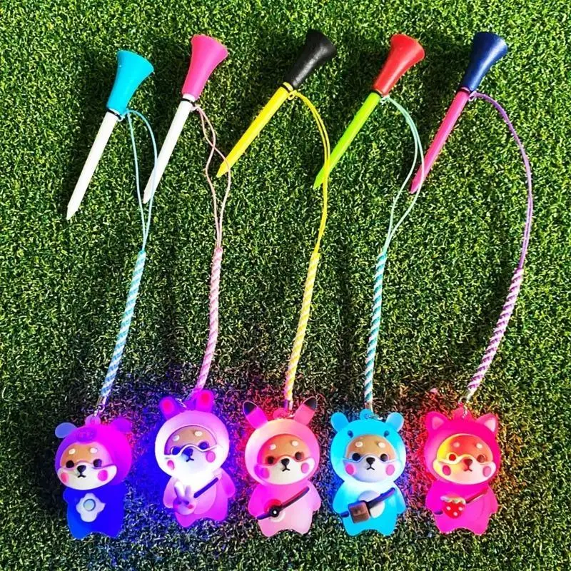 

U2JB Golf Tees Unbreakable Plastic Golf Tees Low Resistance More Distance Consistent Height Tees for Golfers Driver Training