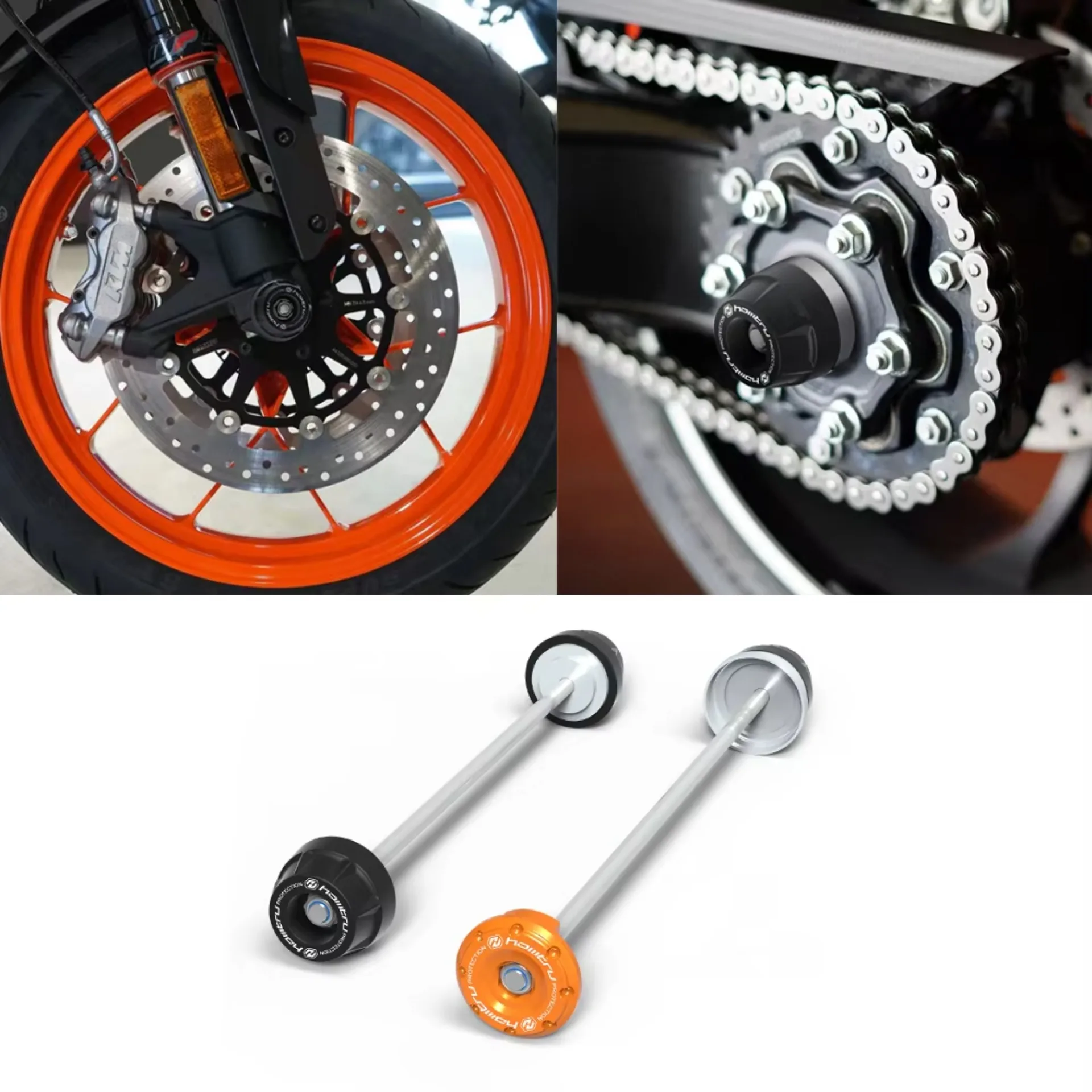 Wheel Spindle Protection Cover Set for KTM 1290 Super Duke R/RR/GT 2013-2024