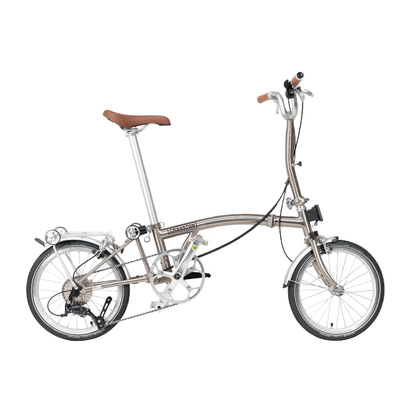 

R9 Max Triple Folding Bike 16 Inch 9 Speed Electroplated Steel Frame Lightweight Foldable Bike S Rod M Rod Folding Bike