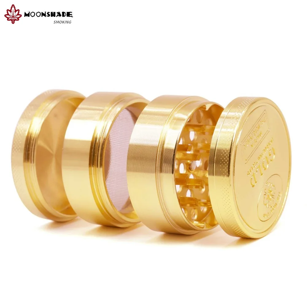 40mm 4-Layer Dry Herbal Tobacco Grinders for Smoking Zinc Alloy Grass Cutting Machine Smoke Pipe Accessories Grinders Herb Mills