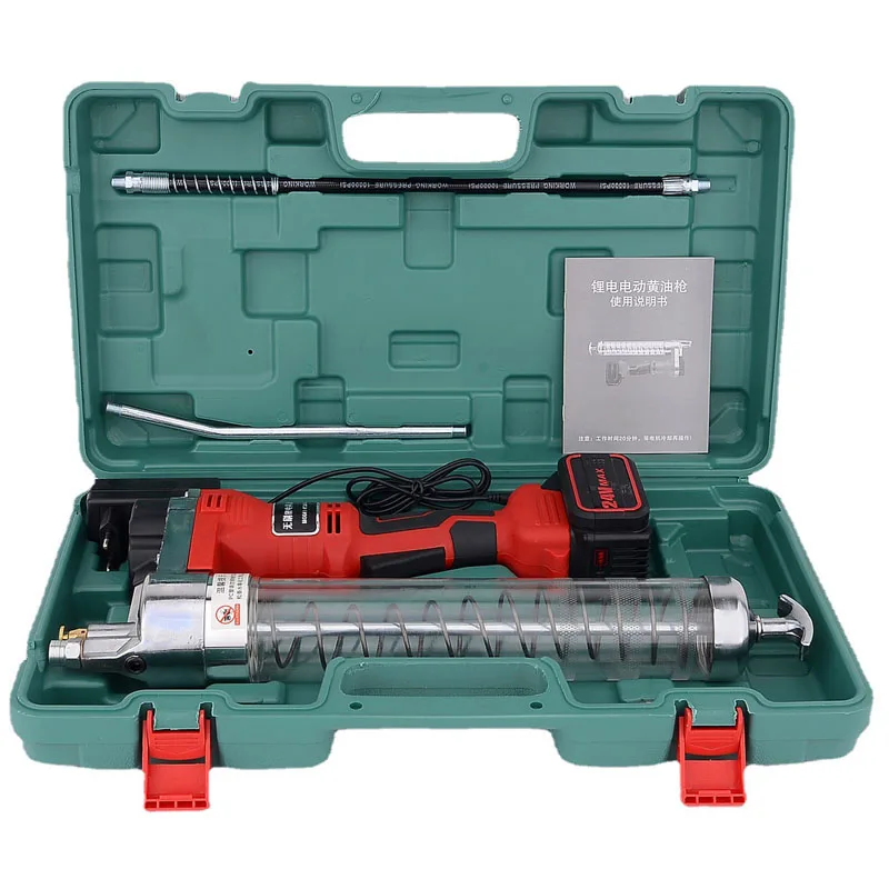 

2025 High-pressure brushless lithium battery grease gun, 24V electric grease gun