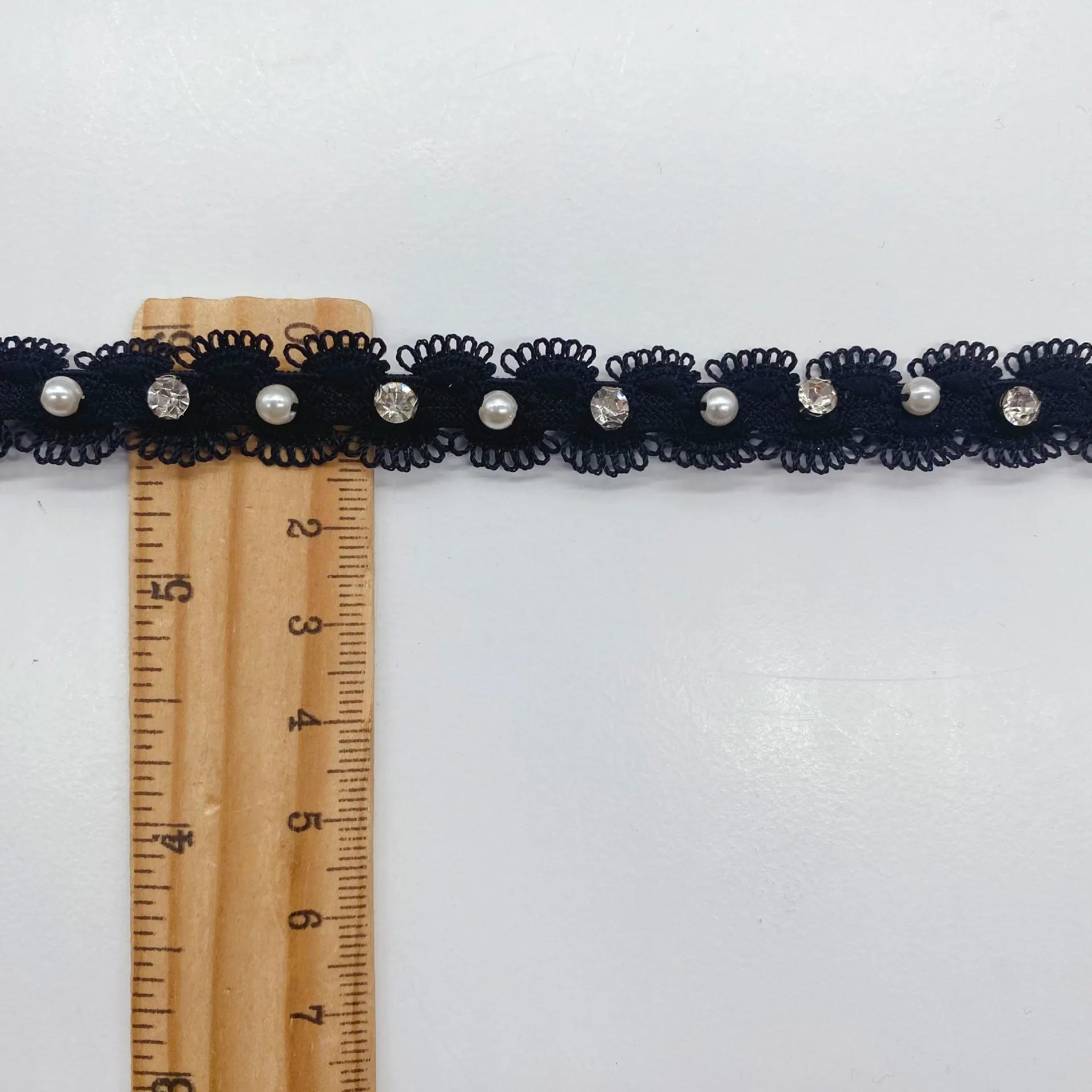 5Y Imitation pearl handmade diy lace factory wholesale collar accessories accessories pearl barcode beads spot polyester trim