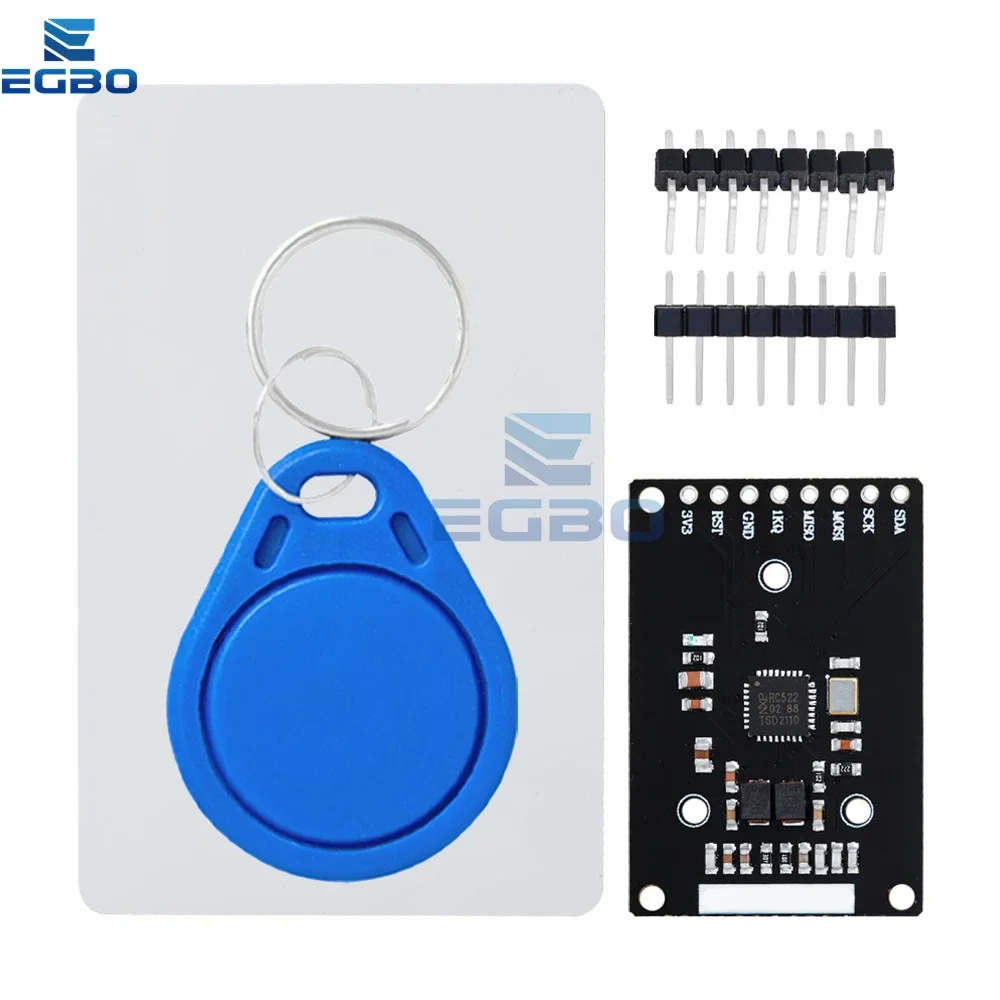 NFC RFID 모듈, RC522, MFRC-522, PN532, RDM6300, PN5180 키트, S50, 13.56 Mhz, 125Khz, 6cm, SPI 태그 포함, Arduino용 쓰기 및 읽기