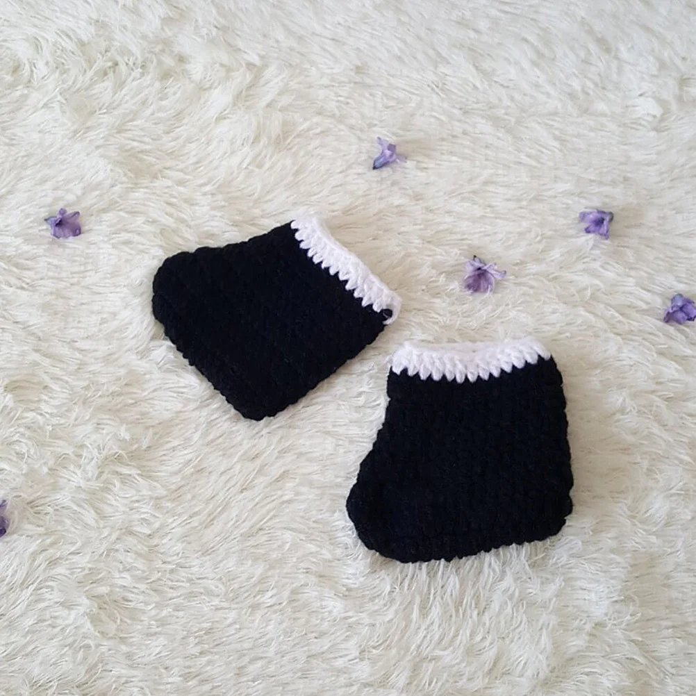 3 قطع عيد الميلاد الطفل زي مجموعة الاطفال قبعة Underpant أحذية التصوير الدعائم ملابس الرضع رائعتين صور الزي #4