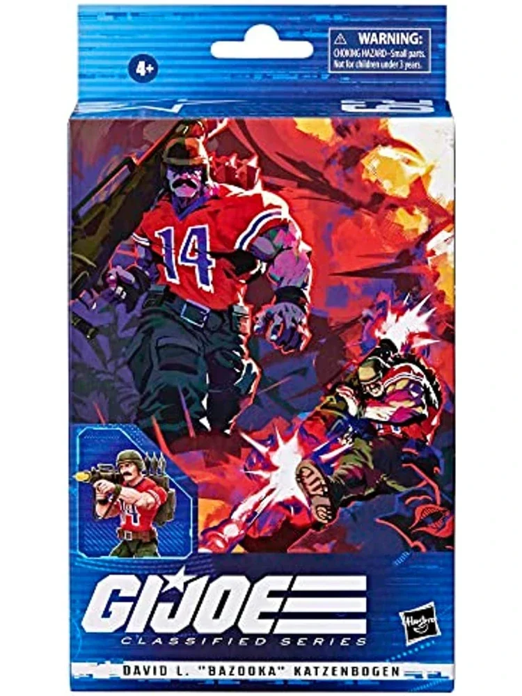 متوفر في المخزون سلسلة هاسبرو المصنفة ديفيد إل بازوكا كاتزنبوجين 62 عمل نموذج لجسم لعبة جمع هواية هدية