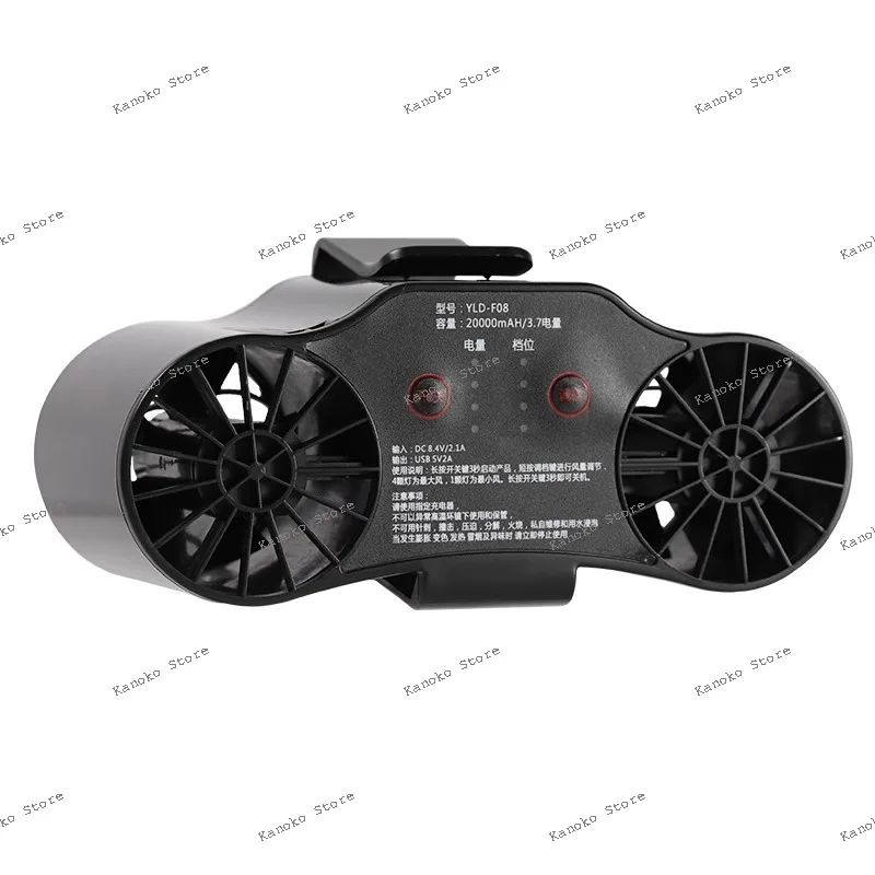 

2025 New Waist Hanging Electric Fan Can Be Carried with You, Waist Hanging Turbine Silent Clip Camping