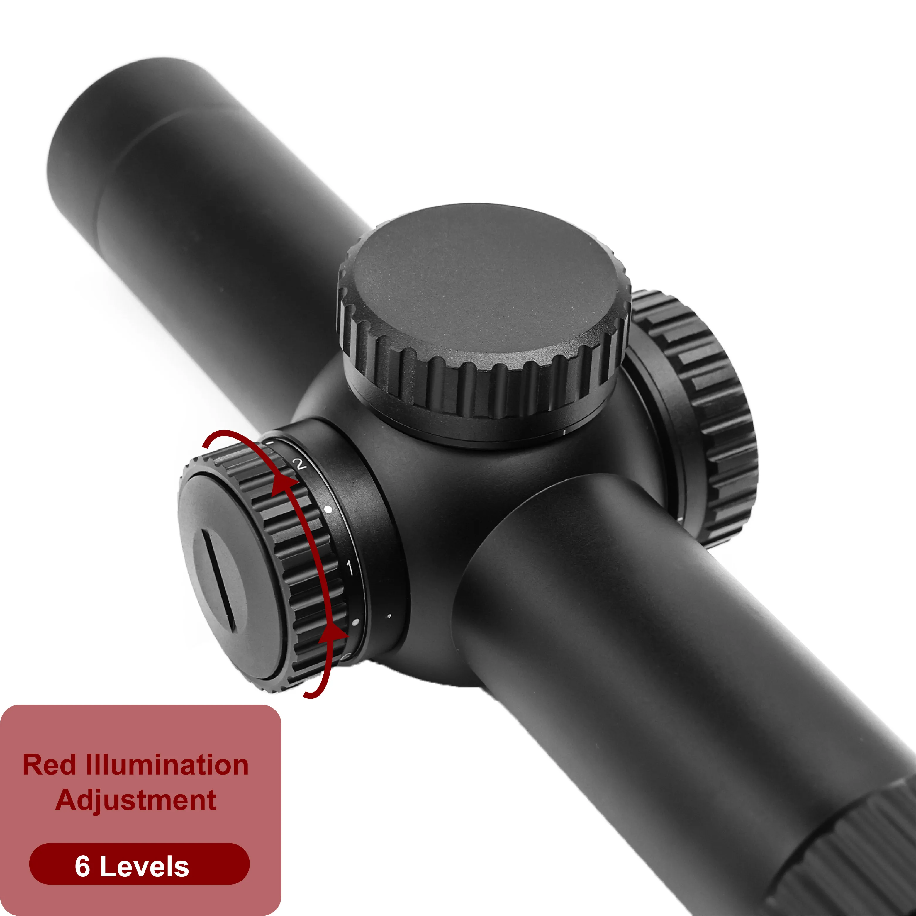 

Tactical Hunting Waterproof Shockproof 1-8x28 FFP First Focal Plane Telescopic Spotting Scope with IR Illumination