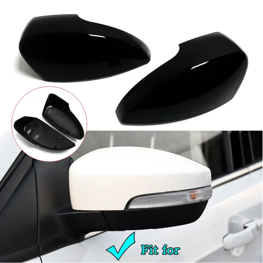 For Ford Kuga Escape 2013-2018 Focus MK3 US 2012-2018 Car Replace Rearview Side Mirror Cover Wing Cap Exterior Door Case Trim