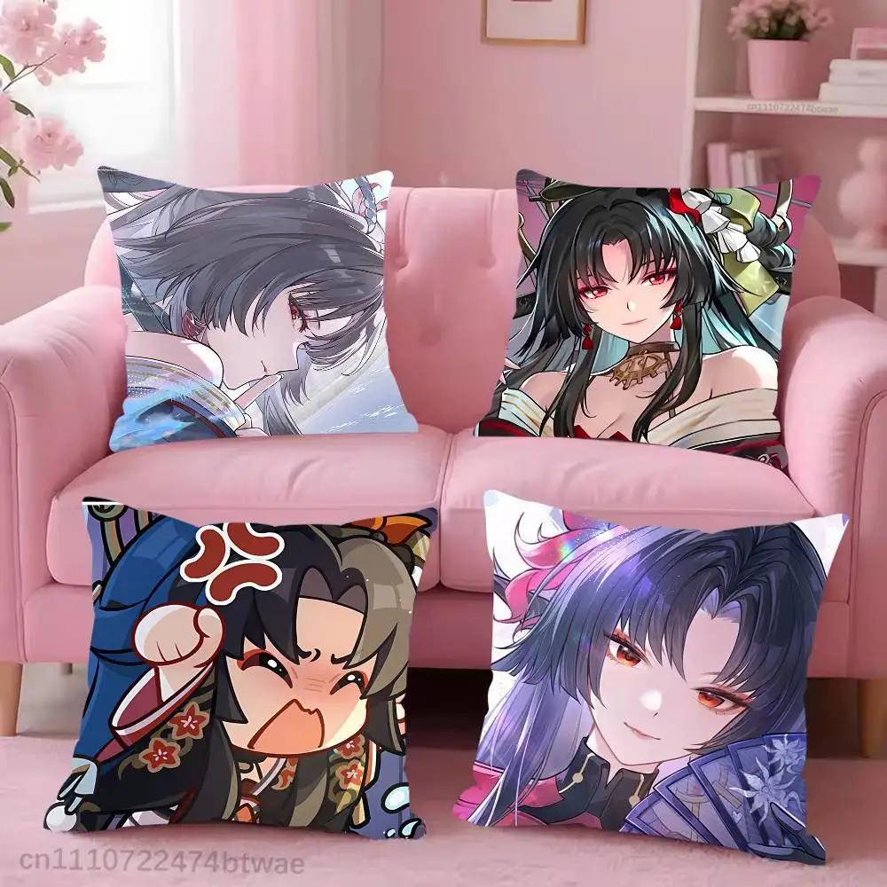 Game NTE H-Hotori Pillowcases Cute Funny Pillow Case For Wedding Party Home Decor Comfy Pillow Cove