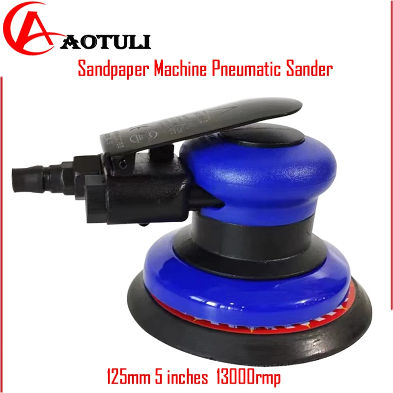 Sandpaper Machine Pneumatic Sander Air Grinder 5inch 125mm Vacuum Eccentric Polishing/Grinding Machine new arrival grinding small machine stainless steel electric automatic coffee grinder for sale