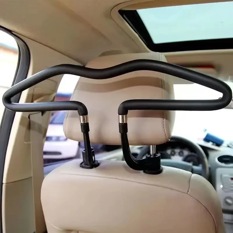 Cabides Universais Macios para Carro, Suporte para Casacos e Roupas no Encosto do Banco Traseiro, Cabideiro para Jaquetas e Ternos, Acessórios Automotivos