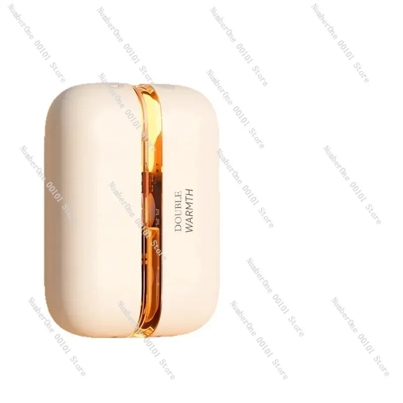 Magnetic Hand Warmer Neck Hanging Digital Display Colorful Light Transparent Heating