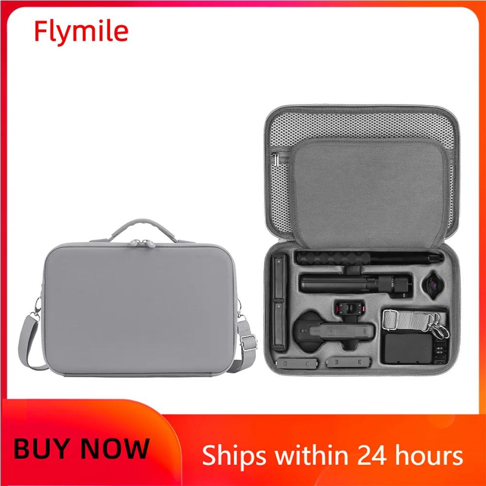 

Flymile Storage Case Carrying Bag for Insta360 X5 Camera Protector Accessories Portable Shoulder Bag Travel Daily Carry Handbag