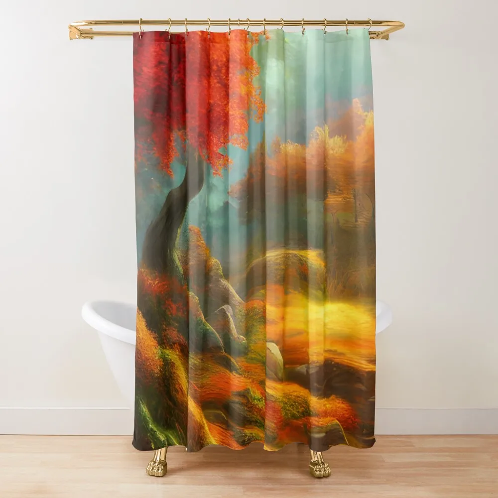 

Into the Autumn Season Shower Curtain Shower Sets For Bathroom Bathroom And Shower Products For Bathroom Anime Curtain