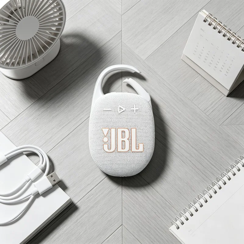JBL CLIP5 Premium Mini Clip Bluetooth Speaker For Beach Shower Bike And Home