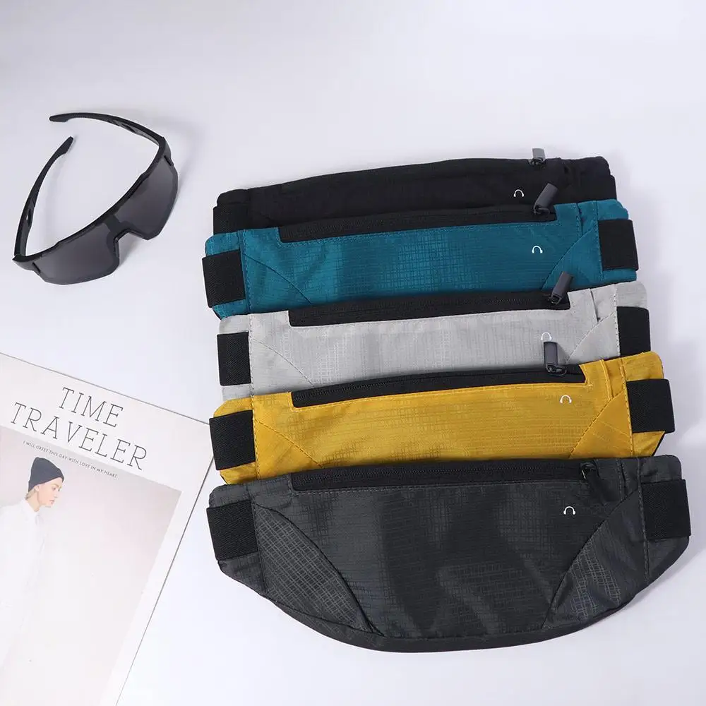 Three-section Running Waist Bags Breathable Waterproof Marathon Running Bag Lightweight Multi-function Sports Phone Bag Sports