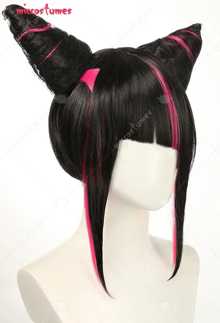 Women Cosplay Short Black Wig