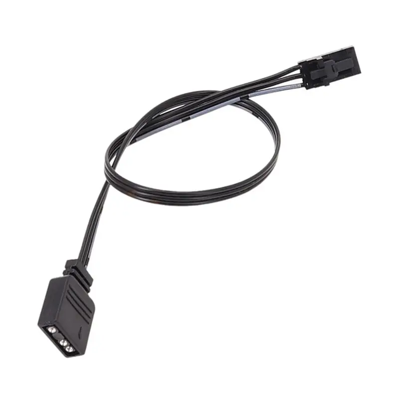 AA80 For 3PIN RGB to Standard ARGB 3-Pin 5V Adapter Connector RGB Cable for Fan/Hub/Lighting Node/Commander