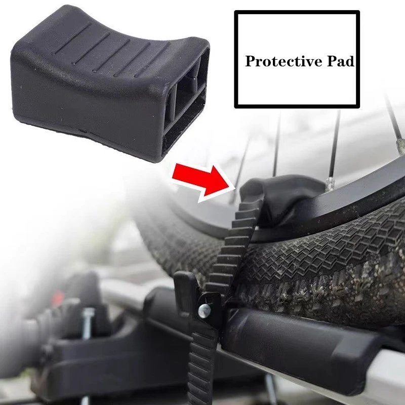 Roof Rack Bike Wheel Adapter Straps with Cushion for Secure Cycling Transport for Thule 599 598 591 568 564 561 532 933 926