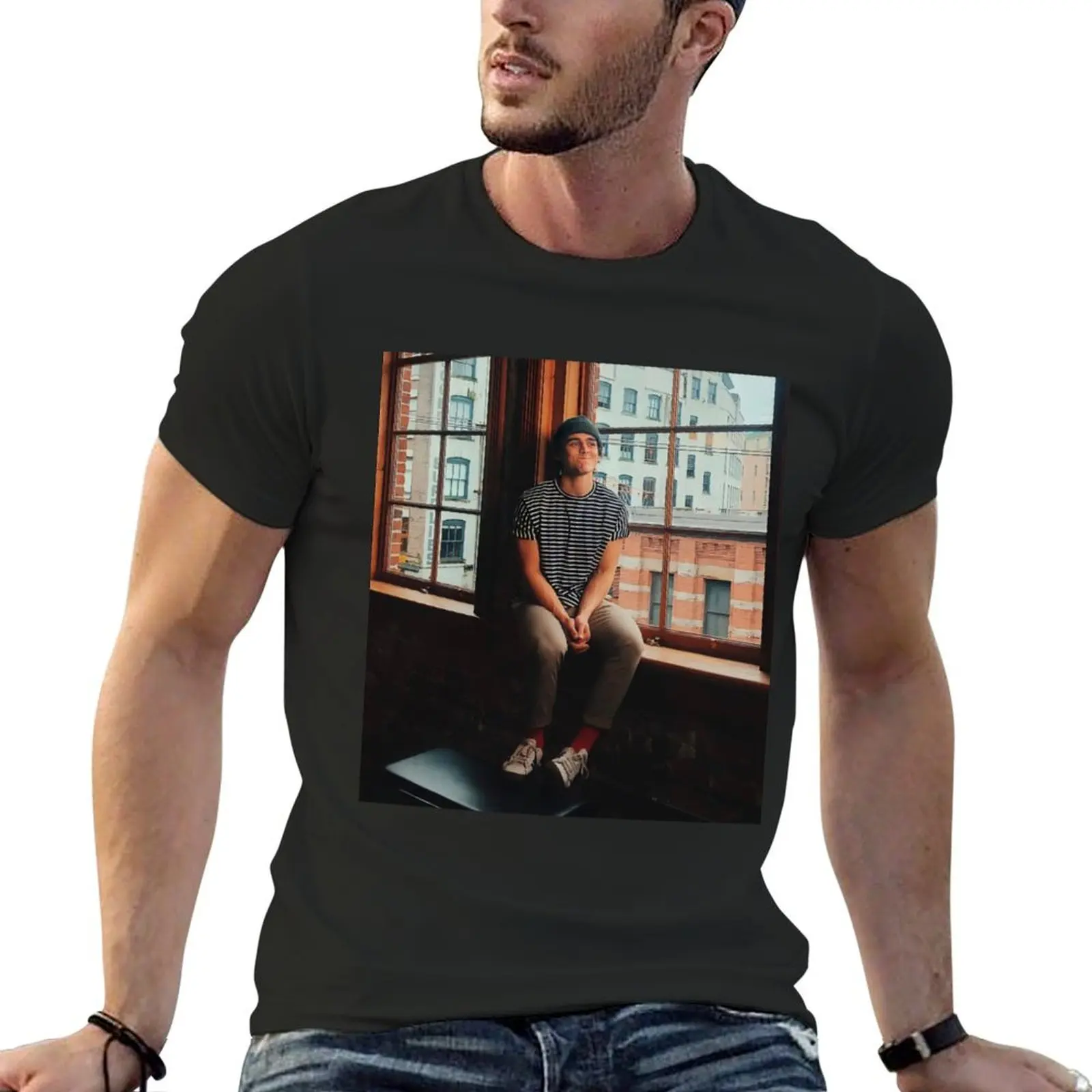 charlie gillespie T-Shirt basketball graphic tees graphic shirts quick drying mens fashion