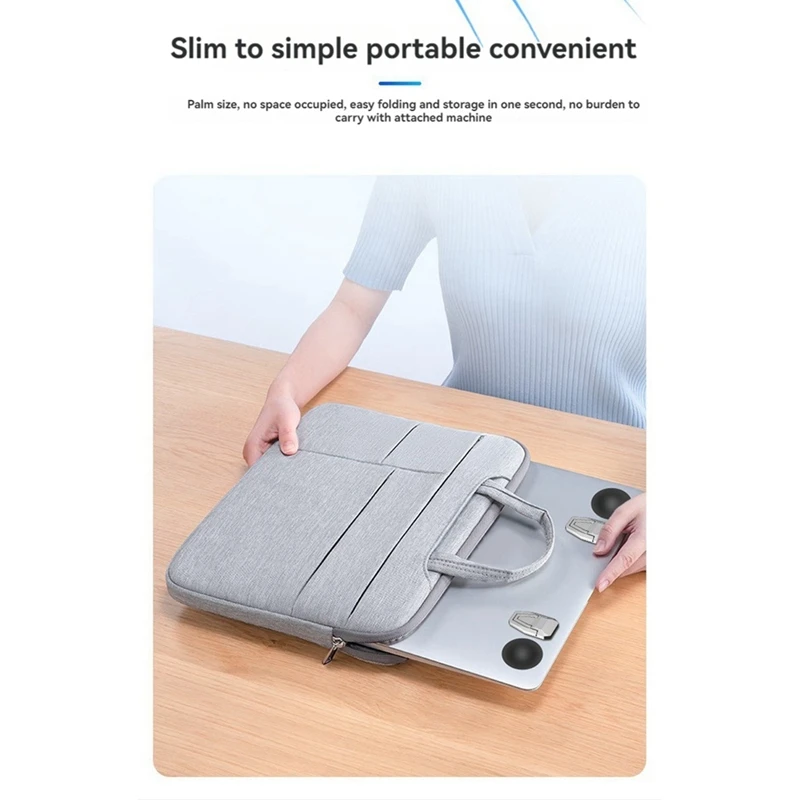 Mini Portable Laptop Stand Foldable Invisible Laptop Riser With 2 Adjustable Angles For Laptops/Mobile Phones/Tablets