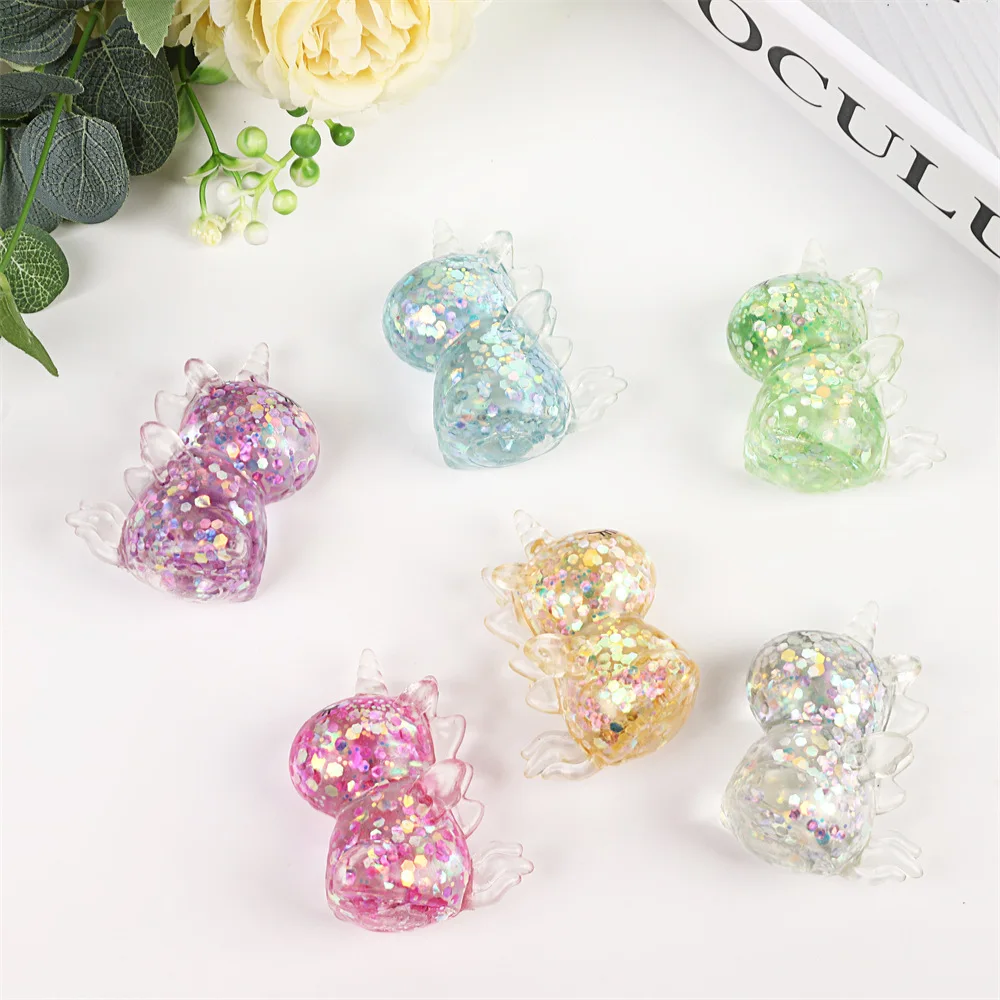 

Новая музыкальная игрушка-антистресс в виде единорога с золотой пудрой, мультяшный дизайн, для снятия стресса, в наличии