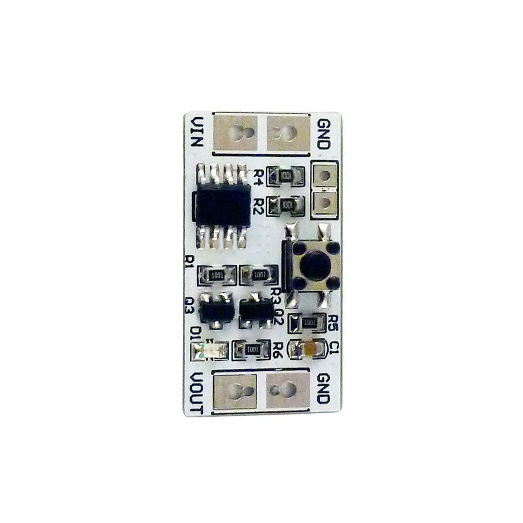 

SL92B02 DC 3-20V 5A Self-locking Switch Module Bistable LED Controller Relay Board Touch Electronic Board Toggle Switch