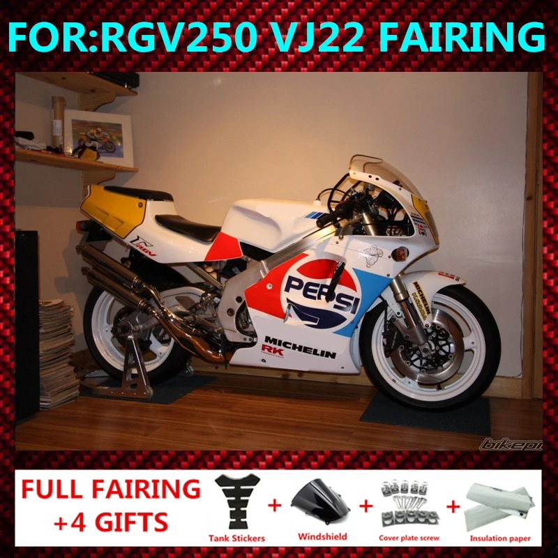 Fit For RGV250 VJ22 1991 - 1994 Motorcycle full Fairing Bodywork Kit Set RGV 250 VJ 22 RGV22 1992 1993 91 92 93 94 fairings kits