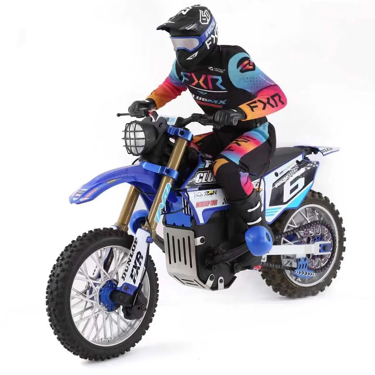 1:4 feux avant lampe à LED phare pour LOSI 1/4 échelle RC motos promoto-MX moto pièces de mise à niveau accessoires