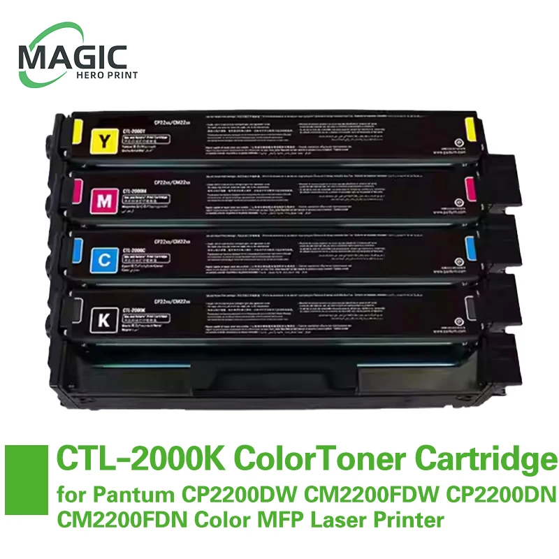 Replacement CTL-2000K CMY Toner Cartridge For Pantum CP2200DW CM2200FDW CP2200DN CM2200FDN Color MFP Laser Printer