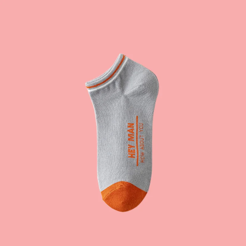 Chaussettes Courtes en Coton Peigné Fin pour Homme, Bas de dehors, Bateau, Peu Profondes, Printemps et Automne, Été, 3/5/10 Paires