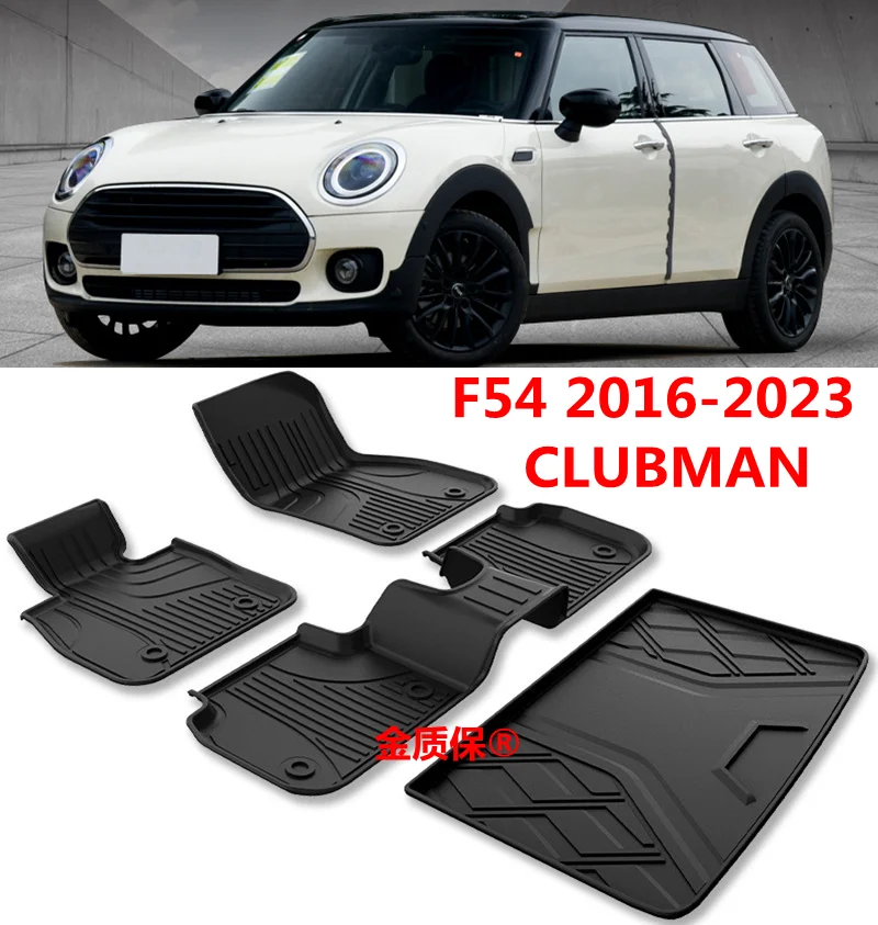 

Использование для 2016-2023 MINI Clubman F54 автомобильный ковер AllWeather F54 Коврик в багажник Полный комплект отделки подходит для коврика F54 clubman