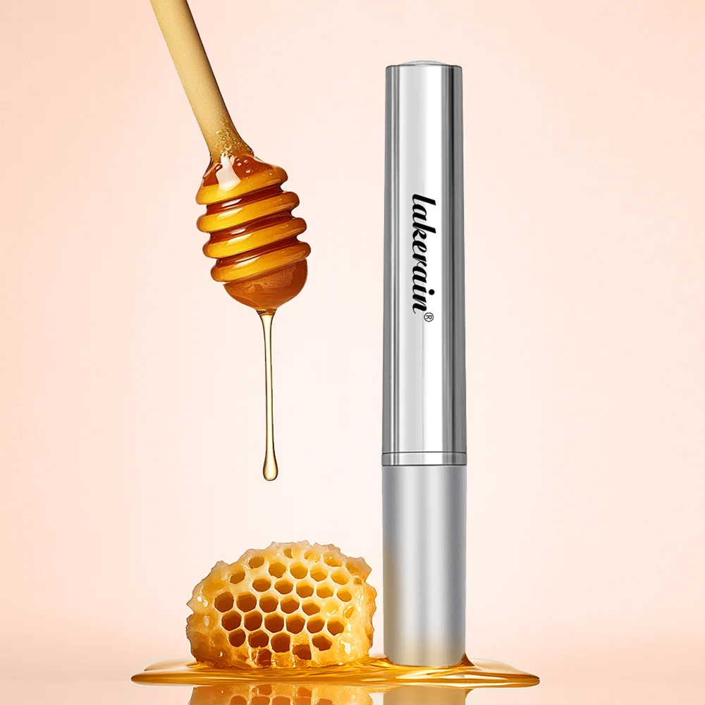 Honig-Lippenbalsam, natürlich, feuchtigkeitsspendend, prallerer, farbloser, langanhaltender, nährender Lippenstift, gesunde Lippenpflege, Make-up-Kosmetik