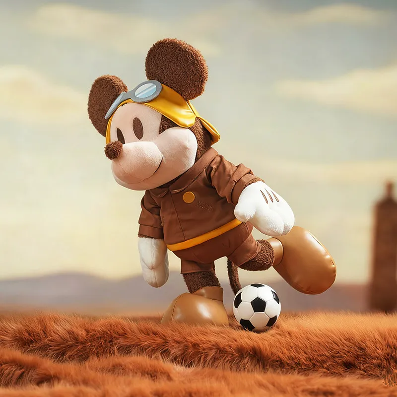Original Potdemiel Disney Mickey Plush Toy Poseable Stuffed Doll Skeleton Birthday Gift Collection