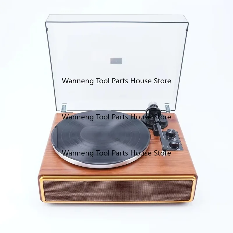 Receptor Bluetooth de madera 5,0, fonógrafo Vintage, tocadiscos antiguo, tocadiscos de vinilo con altavoz incorporado