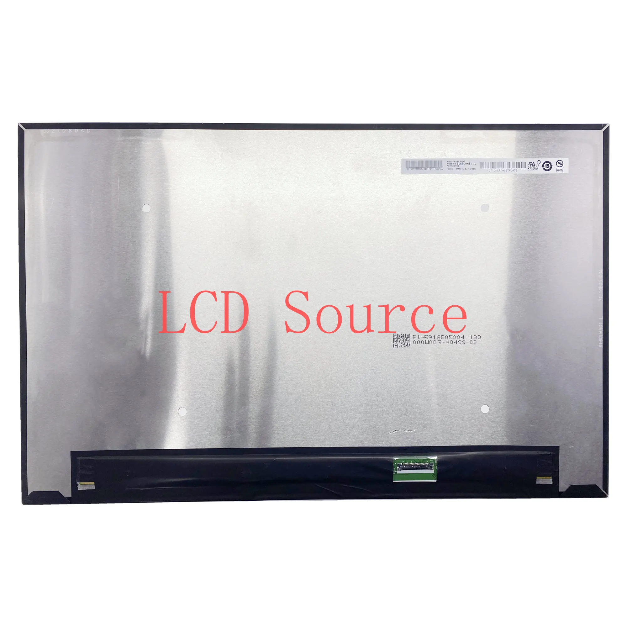 B160UAN01.L 16 "LCD B160UAN01.L Laptop LCD tela LED