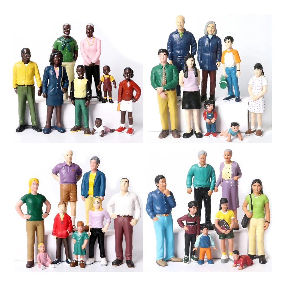 People Figures Family constellations Action Figure Games Children toy Figurine,Baby Toys girl Kids Gifts miniatures sylvanians