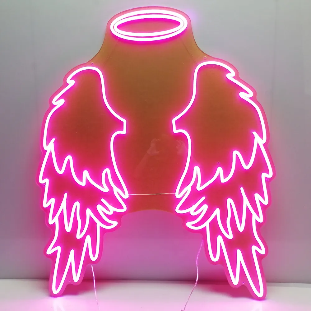 Happy Life LED Neon Light Sign Anime Wall Decorative Multi-Purpose Birthday Store Name Design Portable Artwork