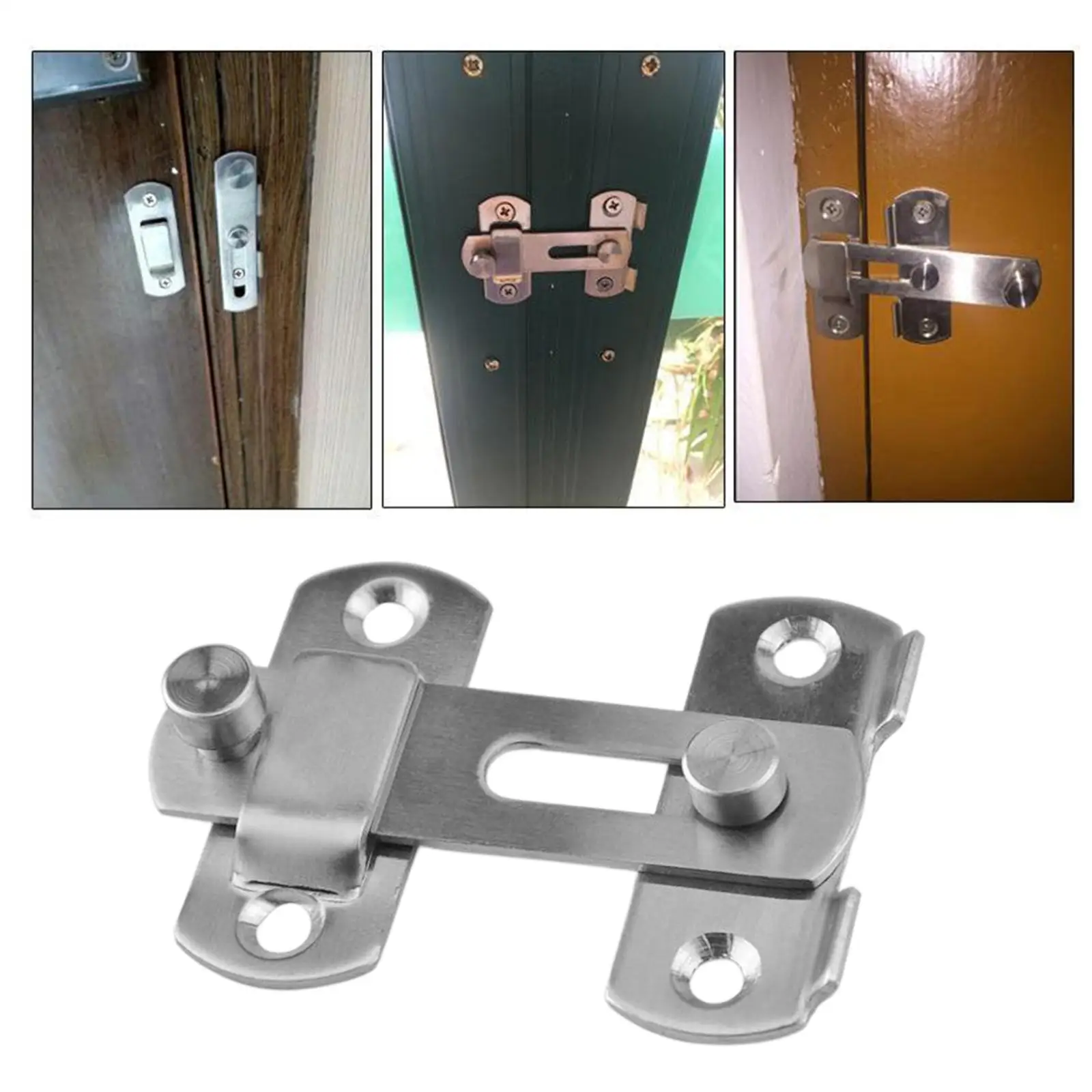 Toilet Shed Door Lock/Catch/Latch Shed Lock Hasp Latches Chain Locks