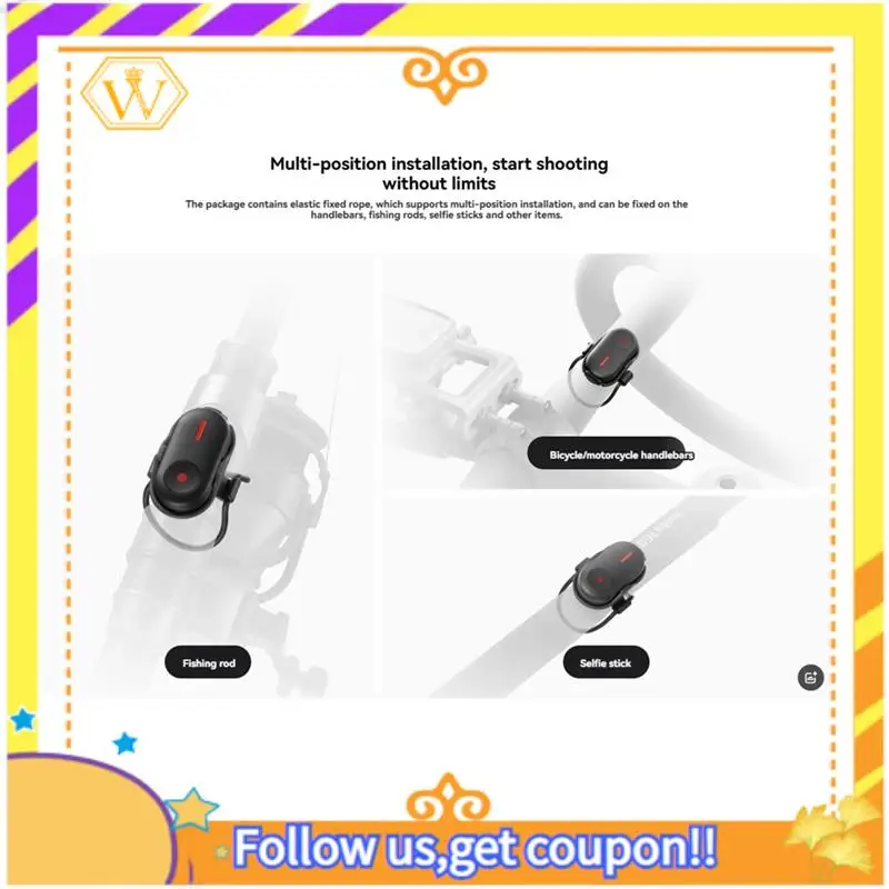 Latest-Mini Remote Control 33Ft 10M Controller For Insta 360 X4