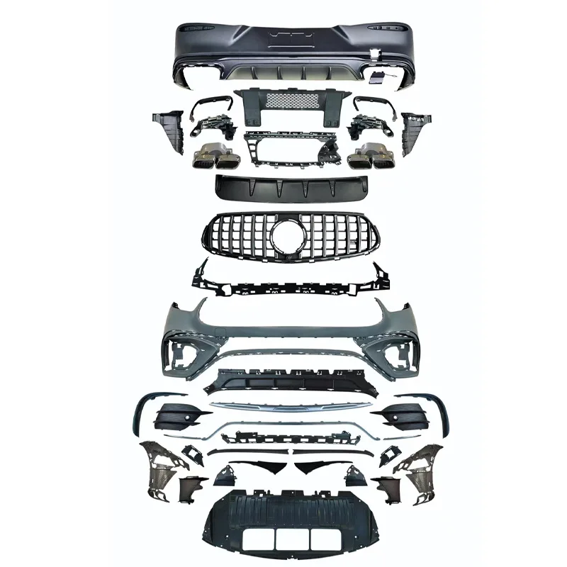 

Комплект для тюнинга GLC COUPE C254 в стиле GLC63 COUPE AMG: передний и задний бамперы, полный обвес